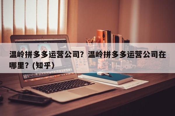 温岭拼多多运营公司？温岭拼多多运营公司在哪里？(知乎）