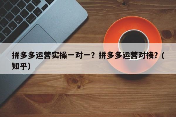 拼多多运营实操一对一？拼多多运营对接？(知乎）