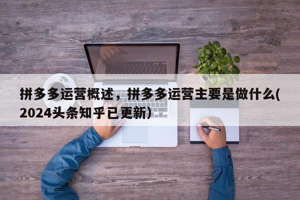 拼多多运营概述，拼多多运营主要是做什么(2024头条知乎已更新）